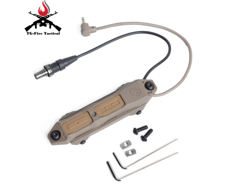 Milímetros de Montagem Interruptor de Controle Interruptor de Pressão para ir Elemento Airsoft Tático Aumentada 20 Duplo Laser Verde Peq-15 Dbal-d2 Luz 7 Elemento Airsoft Tático Luz Aumentada 20 milímetros