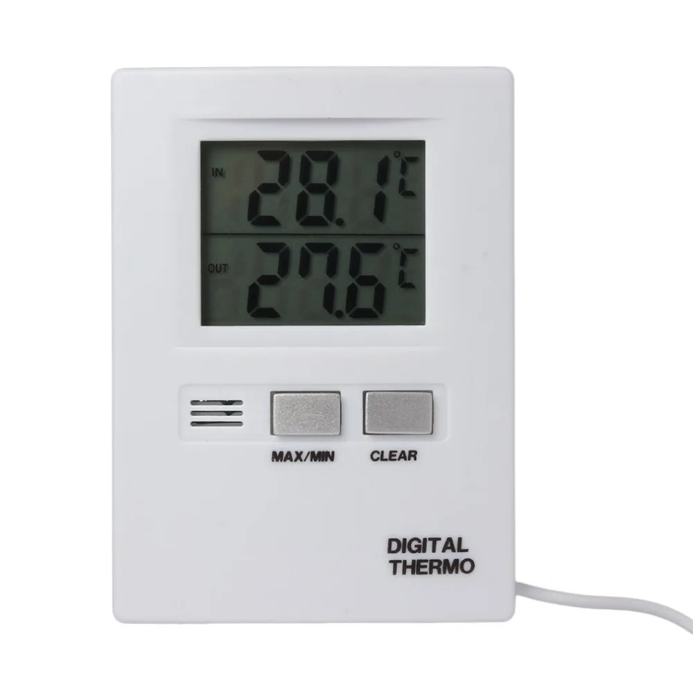 Standing and Wall Hanging Digital LCD Display Thermometer Temperature Meter Tester Home Indoor Outdoor C/F Conversio | Инструменты