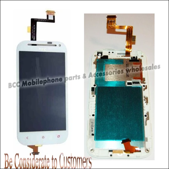 

100% Original LCD Display +Touch Screen Assembly Digitizer Panel with Frame For HTC T528T Black/White Tools Free Shipping 5pcs