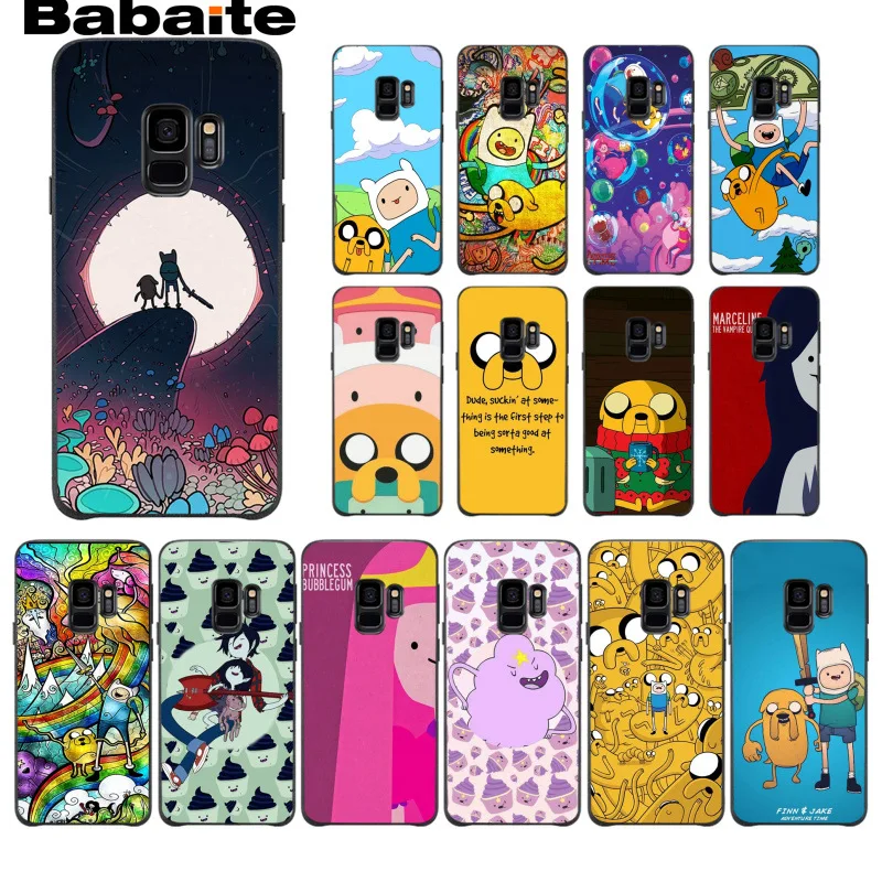 Мягкий силиконовый чехол для телефона Babaite Adventure Time with Finn and Jake Samsung Galaxy s9 s8 plus note 8