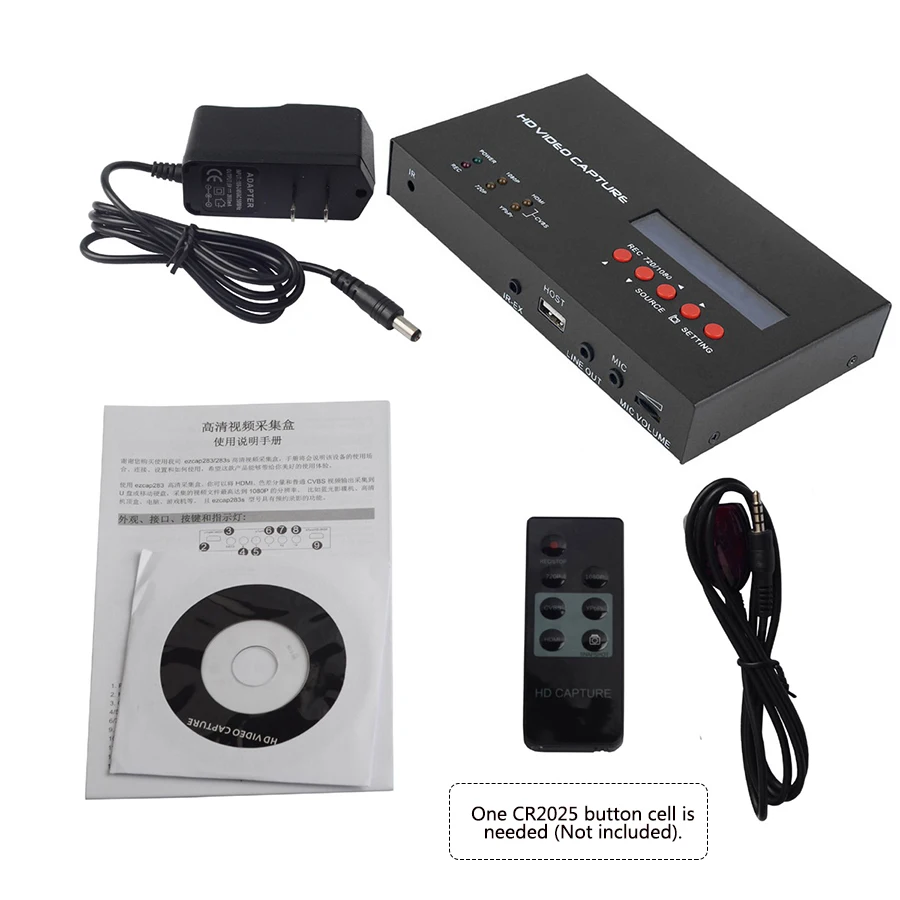 Видеозаписывающее Устройство для видеоигр 1080P HD HDMI/YPbPr USB Flash/HDD Xbox 360 PS3/4