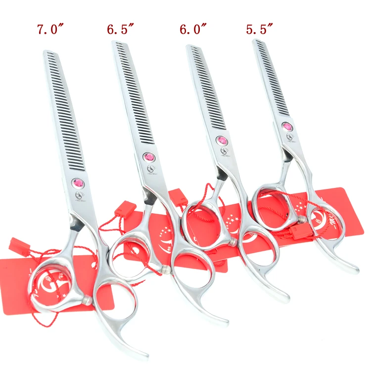 

Meisha 5.5" 6" 6.5" 7" Salon Professional Thinning Scissors for Hairdressers Steel Pet Grooming Shears DIY Hair Scissors HA0102