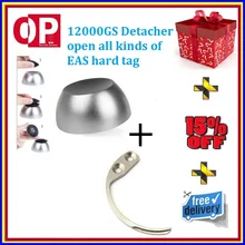 1pc Universal magnetic security tag removal + 1pc mini portable eas detacher hook key