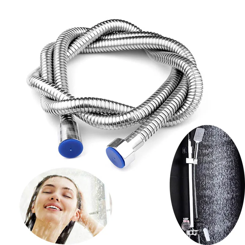

1.5/2m Flexible Shower Hose Stainless Steel 1/2Inch Bathroom Handheld Head Pipe LB88
