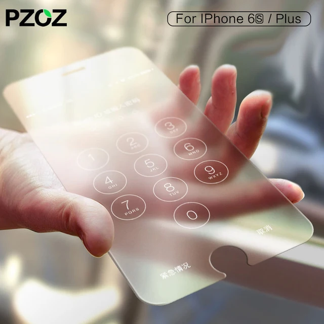 PZOZ for iphone 6 6s plus glas 2.5d screenprotector matte film cover