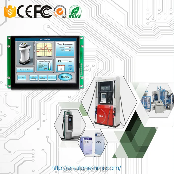 

7 Inch LCD Display Controller With Touch Function And RS232 Interface