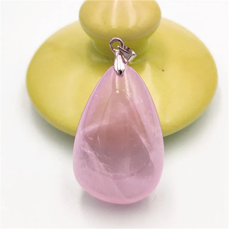 Rose Quartz Pendant Clear Mozambique (3)