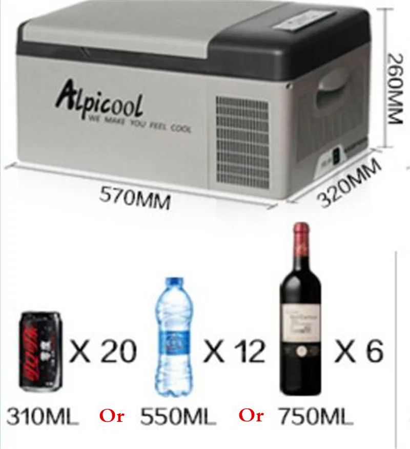15L High Quality -20 Degrees Freeze Fridge 12V/24V Portable Compressor Car Refrigerator Multi-Function Auto Cooler Freezer 15L High Quality -20 Degrees Freeze Fridge 12V/24V Portable Compressor Car Refrigerator Multi-Function Auto Cooler Freezer