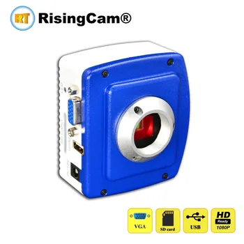 Telecamera Microscopica Industriale Digitale RisingCam 1080P ad Alta Frequenza Fotografica con Uscita USB e VGA