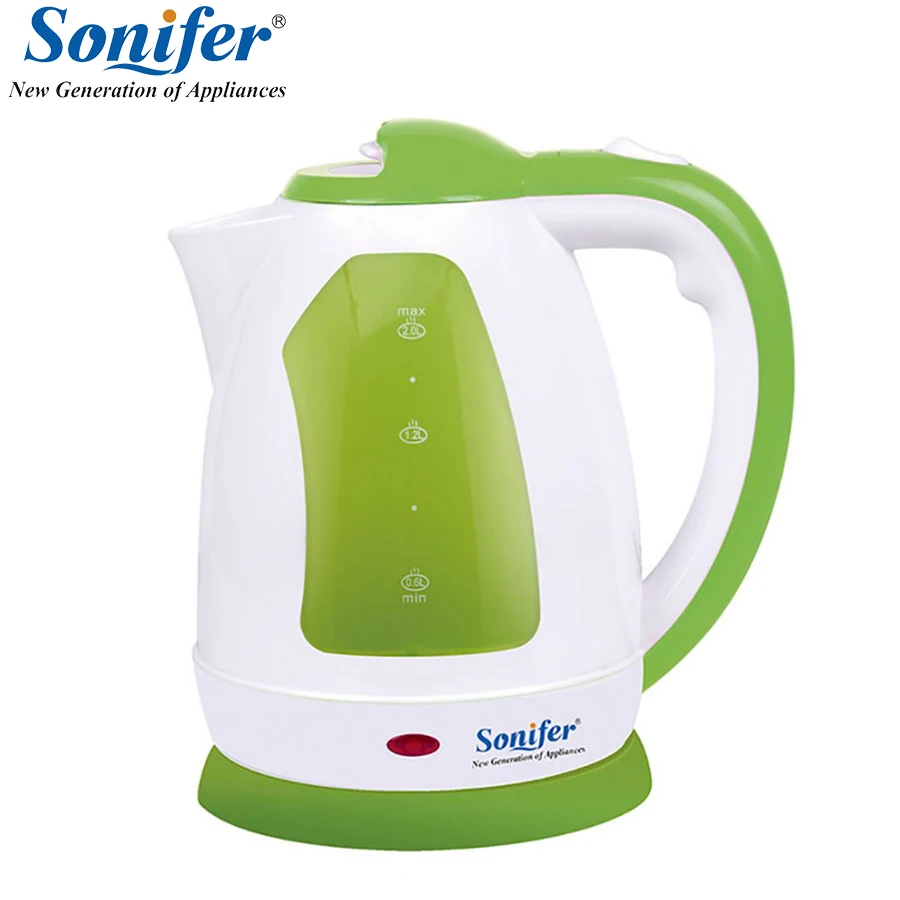 

2L Colorful Kettle 1500W Household Quick Heating Electric Boiling Pot Sonifer
