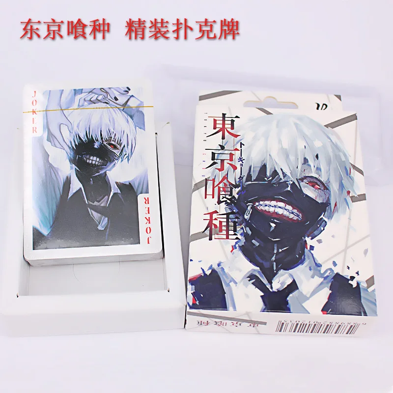 54 pcs/pack Anime Grim Reaper & Death Notes & Natsume & Tokyo Ghoul Action & Toys figures Collection Poker Game Cards Toy