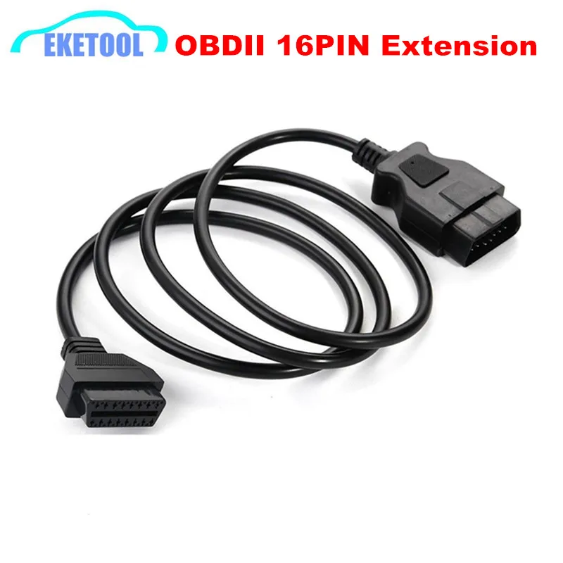 Высококачественный штыревой соединитель 16PIN OBD OBD2 автомобильный диагностический для ELM327 OBDII 16PIN кабель 1,5 м 150 см 5 футов расширение