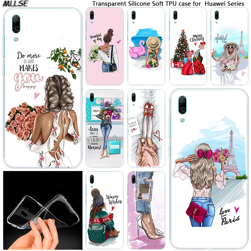 Чехол для Huawei Mate 10 20 Lite Pro Enjoy 8 9E Y6 Y5 2017 Y7 Y9 2019 2018 | Мобильные телефоны и аксессуары