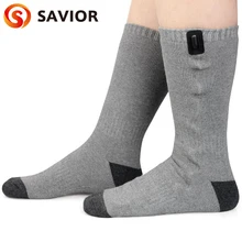 SAVIOR Brand Electric Heating Socks for Winter Use Men And Women Old 5V USB Heated Hosiery