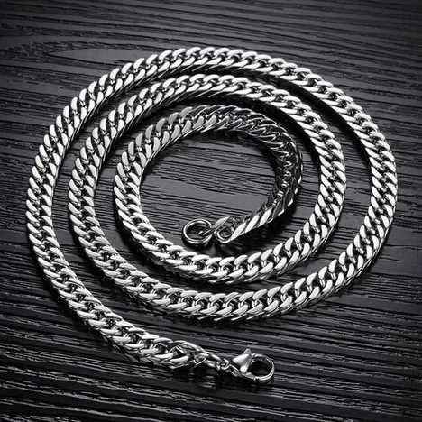 Мода ширина 3 мм длина 55 см мужские ожерелья Классическая нержавеющая сталь звено цепи мужские ювелирные изделия низкая цена
