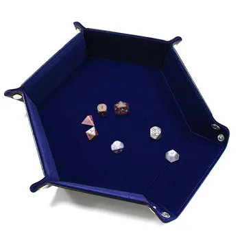 

Dice Tray Portable Folding Dice Rolling Tray for use as Game Dice High Quality Folding Dice Tray Box Games Dice Storage Case