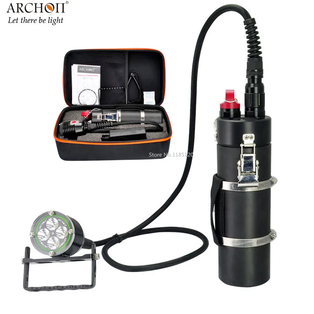 ARCHON WH46 DH40 Canister Diving Spot Light CREE XM L2 max 4000 lumen 200 meter Underwater