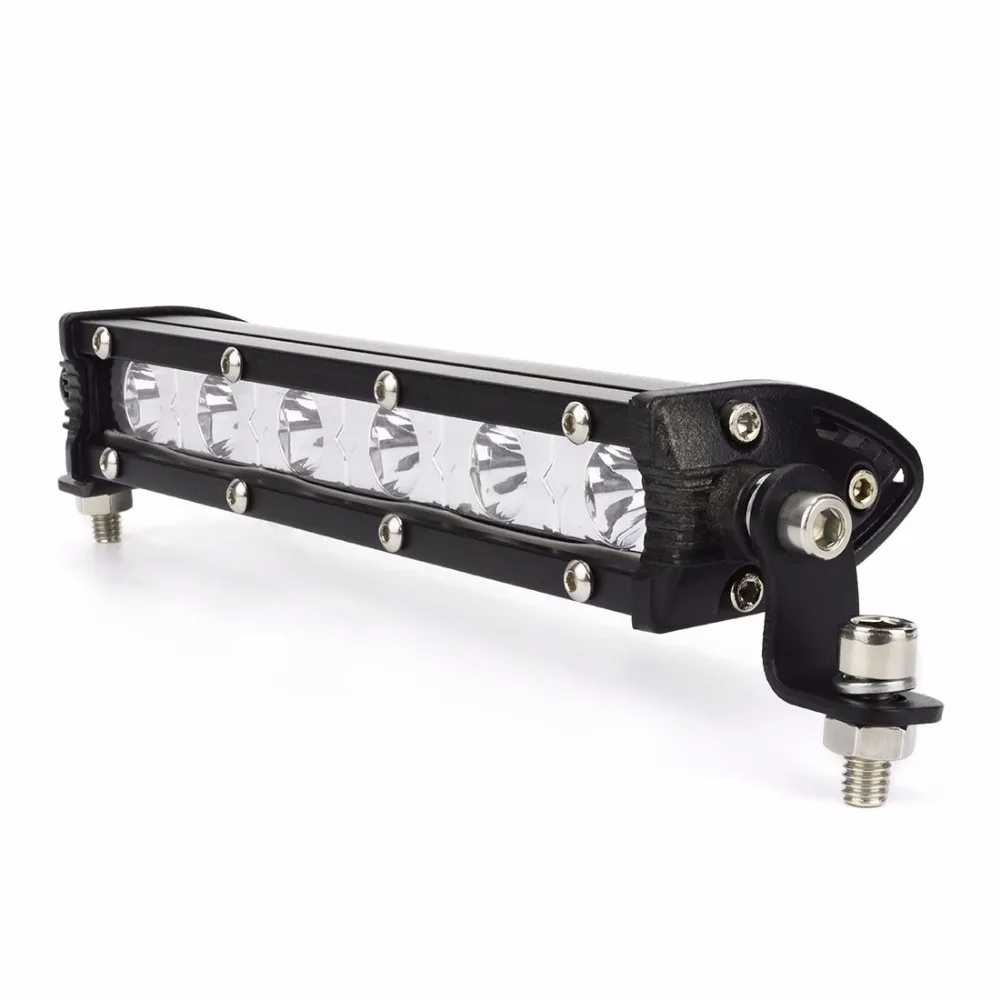 

Safego 7inch 18W LED work light bar LED Working Lamp for Tank Boat Bridge Truck Offroad car Harvester black color 12V 24V