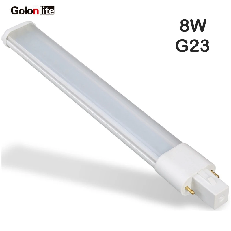 

Golonlite 8W 2G7 G23 LED PLS lamp 2 pins 4 pin GX23 GX23 11W 13W 9W LED replacement CFL 230V White 4000K 6000K 3 years warranty