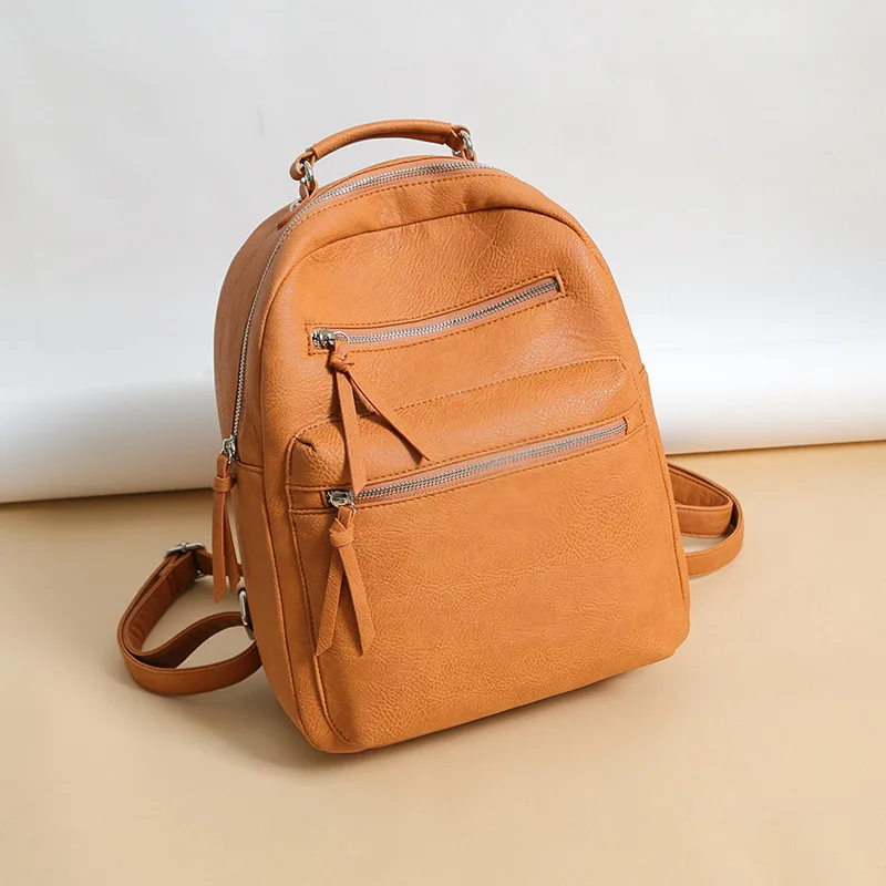 Women Backpacks Fashion Shoulder Bag PU Leather Large Capacity School Bags for Teen Girls Travel