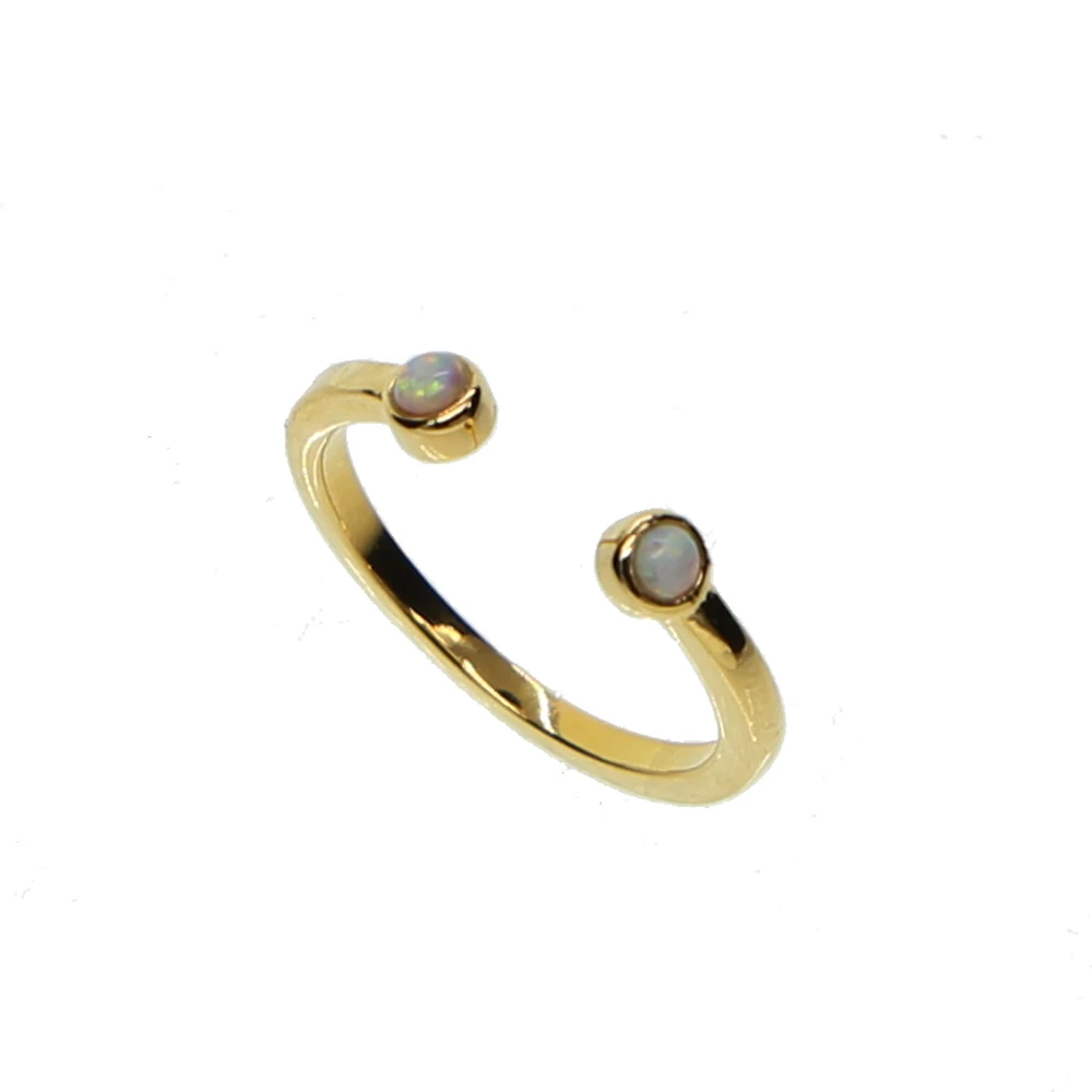 

African Beads new Jewelry Opal fire Adjustable Ring Designer Salling open Rings For Women Finger Jewelry party Gift Anel 2019