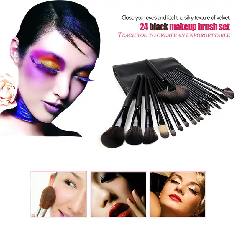 Набор профессиональных кистей для макияжа Base It Cosmetics 24 шт.|set of brushes|brush basecontour kit |