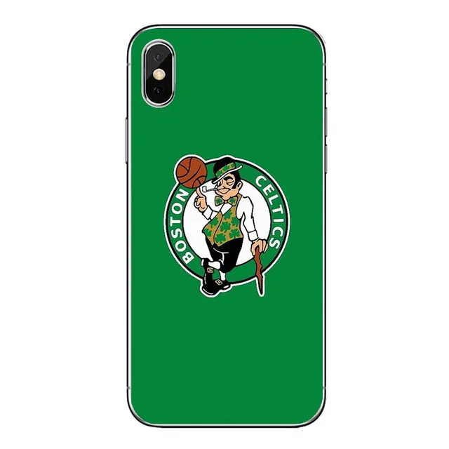 Transparent Soft Cases Covers Boston Celtics For iPod Touch iPhone 4 4S