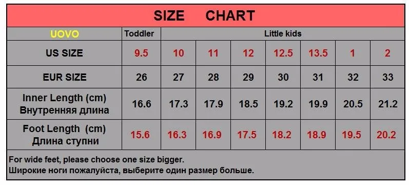 UOVO 2018 новые детские сандалии для мальчиков и девочек Летняя детская пляжная обувь модная детская обувь на липучке Размер 26 #-33