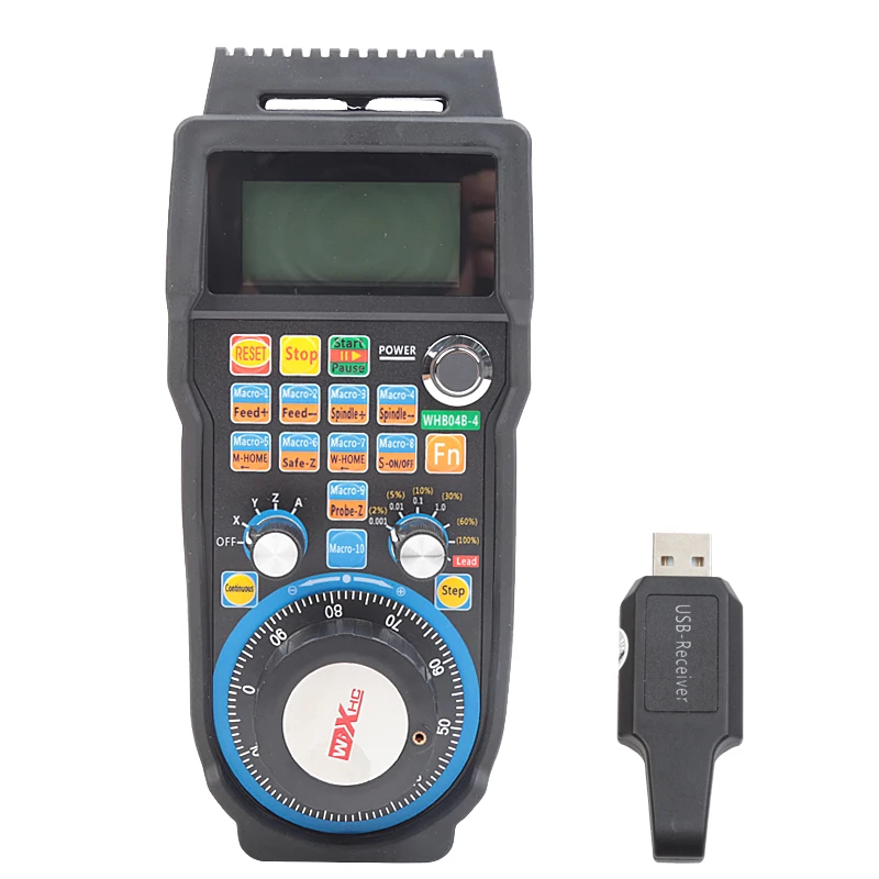 

2.4G CNC 3 Axis 4 Axis Wireless Hand Wheel MPG Remote Controller MACH3