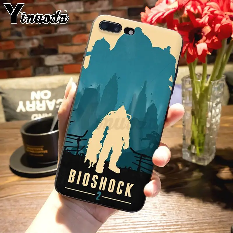 Yinuoda Bioshock infinite роскошный ТПУ резиновый чехол для телефона чехол для Apple iPhone 8 7 6 6S Plus X XS XR XS MAX 5 5S SE 5C Чехол