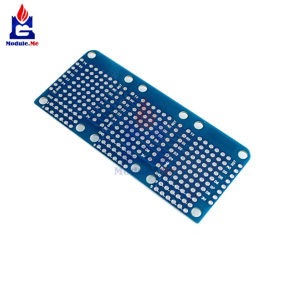 Tripler Base V1.0.0 Shield для WeMos D1 Mini ESP8266 двухсторонний фонарь с разъемом Micro USB