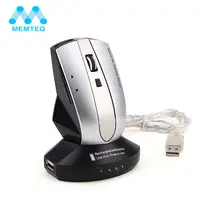 

MEMTEQ Wireless Mouse Mini 2.4G Wireless Rechargeable Mice 3Port USB/Hub Charging Dock Portable Computer Mouse for Laptop Mac