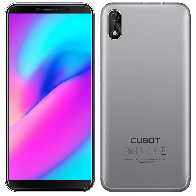 Cubot J3 Смартфон Google Android Go Face ID " 18:9 полный Экран MT6580 Quad-Core 1 Гб+ 16 Гб Телефон Dual SIM карты 2000 mAh 3G сети Хороший подарок