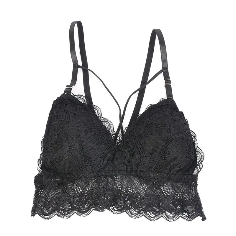 New Sexy Women Girl Ladies Lace Bralette Bralet Bra Bustier Crop Top ...