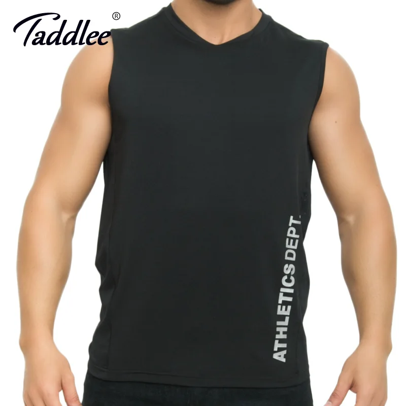 

Taddlee Brand Men's Muscle Top Tees Shirt Sleeveless Clothes Gasp Stringer Top Tank Bodybuilding Men Fitness Singlet Activewear