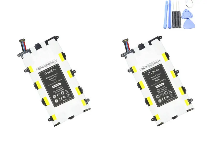 ITopZea 2x4000 мА/ч SP4960C3B запасная батарея для Samsung galaxy Tab Tablet 2 7 0 P3100 P3110 P3113 GT-P3110 GT-P3113 P6200 |