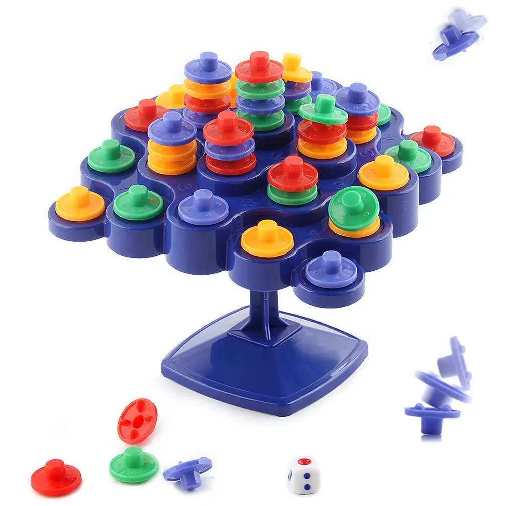 

Desktop Game Toys Balance Turntable Jenga Layered Parent-Child Interactive Puzzle Exercise Brain Children'S Fun Toys