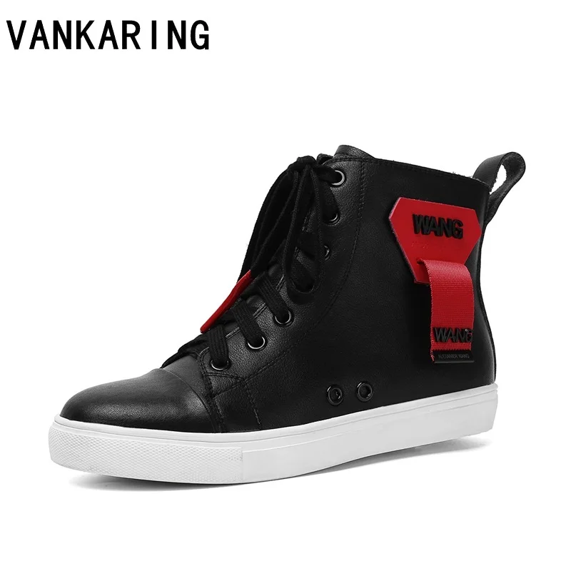 

plus size platform motorcycle ankle boots for women autumn winter fashion round toe soft leather casual boots ladies sneakers