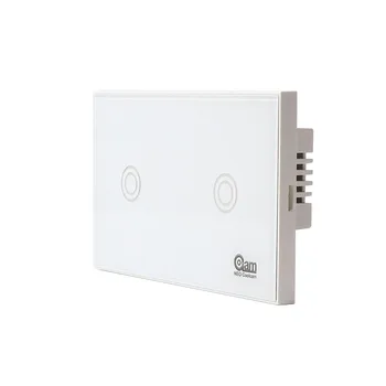 

NEO COOLCAM Z-wave Wifi Wall Light Switch 2 Gang Wireless Smart Remote Control US Standard