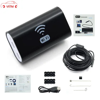 

8mm 10M Waterproof Wifi USB Endoscope Hard/Soft Cable 720P Borescope Inspection Camera For Android Type-c PC Snake Camera
