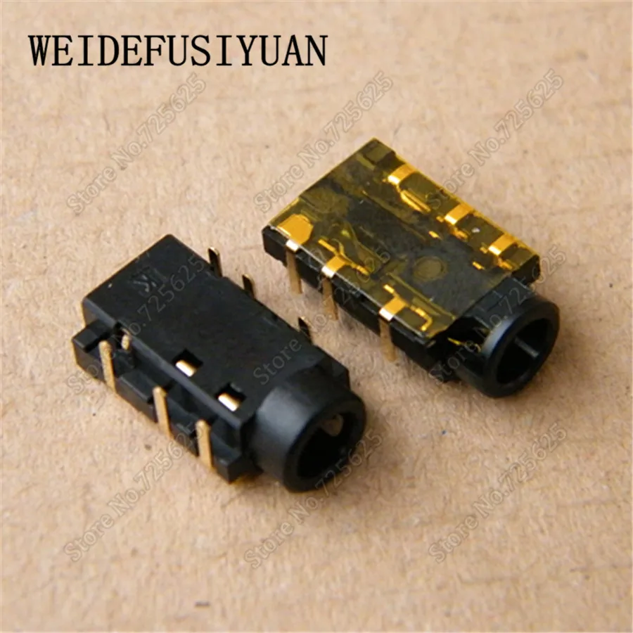 10pcs/lot Notebook Laptop 3.5mm Audio Headphone Microphone Jack Socket
