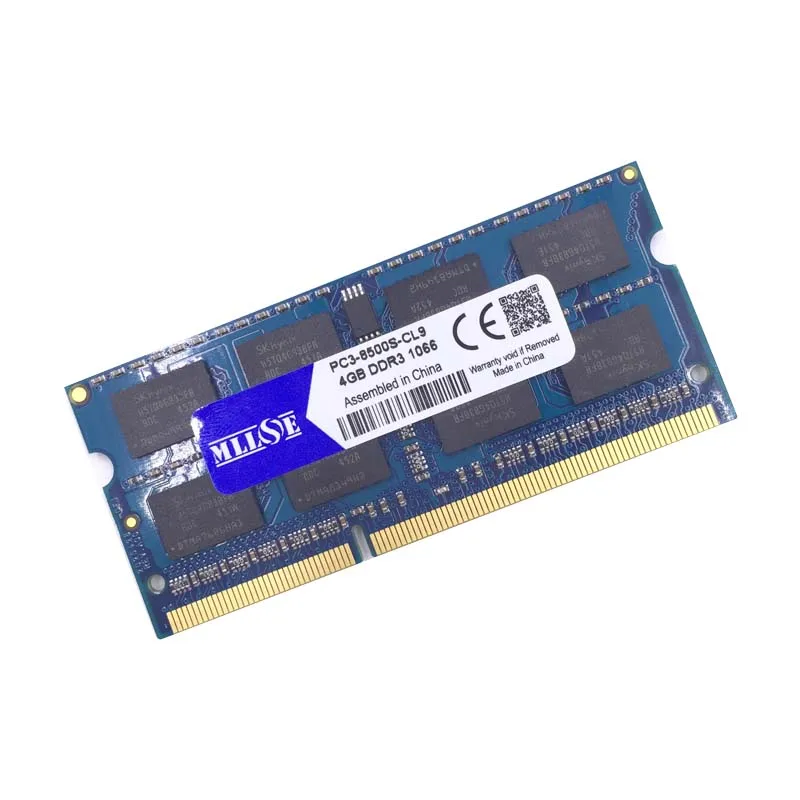 MLLSE оперативная память ddr3 4 ГБ 2 ГБ 8 ГБ 1066 МГц pc3-8500 sdram ноутбук, ddr3 ram 4 Гб 2 Гб 1066 pc3 8500 ноутбук, ddr 3 ddr3 4 Гб 4g 1066