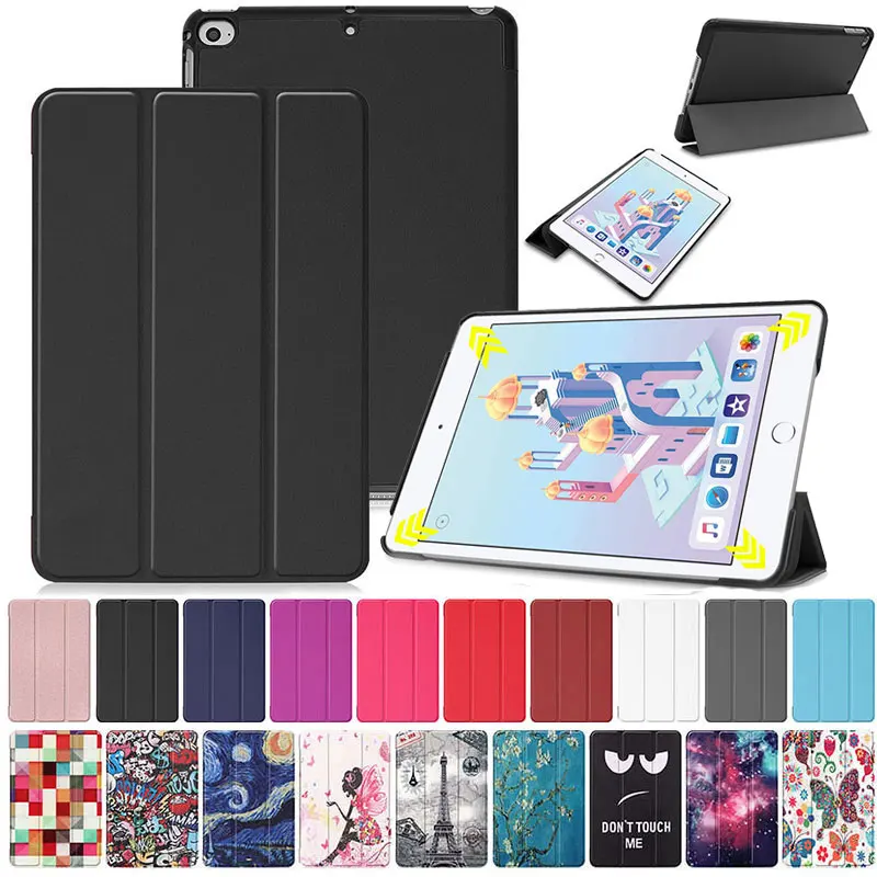 

Magnetic Case For iPad Mini 5 Mini 4 Cover PU Leather Flip Stand Case Smart Cover Sleep/Wake Up Tablet Case for iPad Mini 4/5
