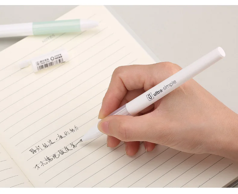 Almofada de ar - Lote Aperto Gel Caneta 0.5mm Super Conforto Recarga Preto Azul Vermelho Tinta Gelpen Kawaii Escola Canetas Estacionárias Conjunto m & g 10 Pçs 13 Canetas de gel