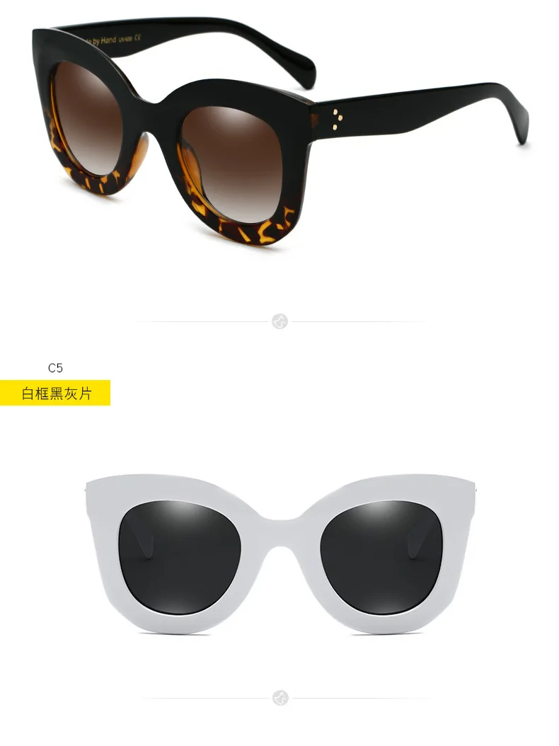 Евро-американский кошачий глаз солнцезащитные очки женские модные солнечные очки