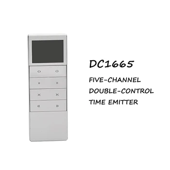 

free shipping Dooya smart 433MHZ hand-held remote control series DC1665 5 channel double control timer emitter