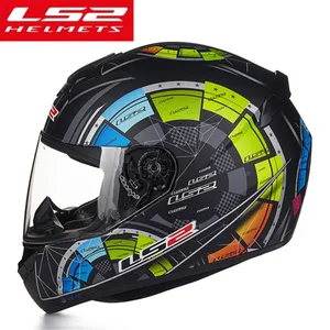 LS2 Helmets Full Face Motorcycle Helmet FF352 Solid Black 20 Graphic Colors Man Women Moto Racing Casco Capacete LS2 Helmets