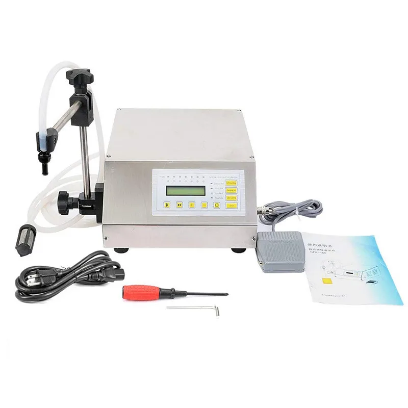Electrical Liquid Filling Machine Digital Control Pump Mini Portable LCD Display 110V 220V Automatic Water Milk Perfume Filler  (1)