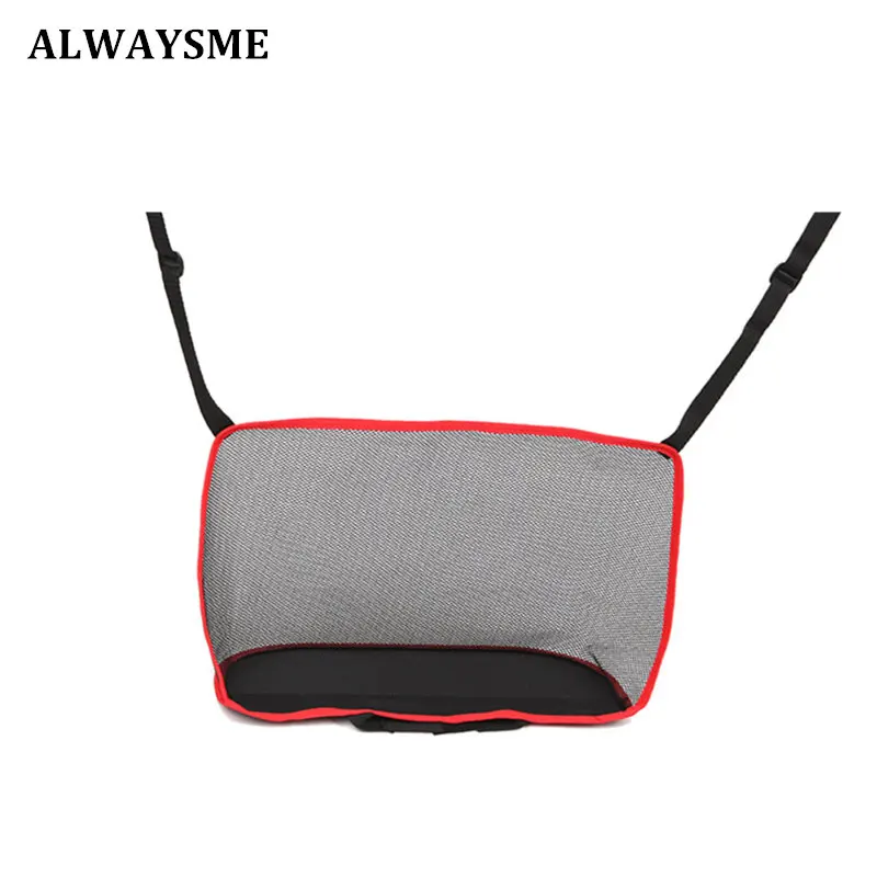 

ALWAYSME 40x26CM Black Or Red Car Seat Back Mesh Organizer Car Seat Back Box Bag Pocket Car Seat Back Net Bag Barrier