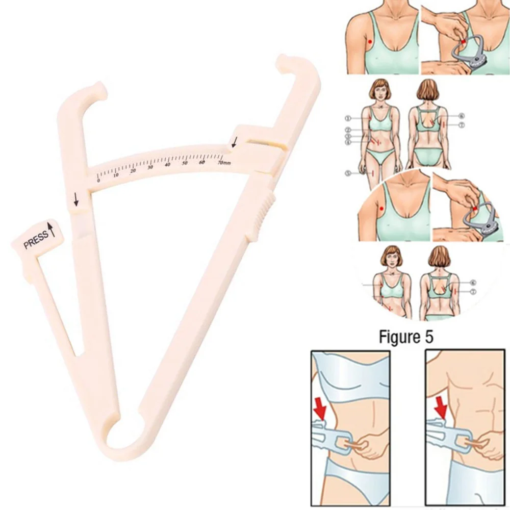

Body Fat Caliper Skin Analyzer Measure Charts Fitness Slim Keep Health Tester Body Fat Monitor Sebum Meter Folder